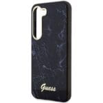Guess GUHCS23SPCUMAK Black Marble Kryt Samsung S23