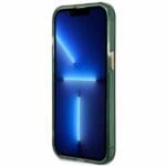 Guess GUHMP13LHTCMA Khaki Gold Outline Translucent MagSafe Kryt iPhone 13 Pro