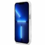 Guess GUHMP13XHTRMS Silver Metal Outline Magsafe Kryt iPhone 13 Pro Max