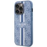 Guess GUHMP14LP4RPSB Blue Hardcase 4G Printed Stripes MagSafe Kryt iPhone 14 Pro