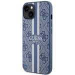 Guess GUHMP14MP4RPSB Blue Hardcase 4G Printed Stripes MagSafe Kryt iPhone 14 Plus