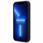 Guess GUHMP14XSBPLK Black Silicone Logo Plate MagSafe Kryt iPhone 14 Pro Max