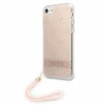 Guess GUOHCI8H4STP Pink 4G Print Strap Kryt iPhone 8/7/SE 2020/SE 2022
