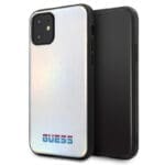 Guess Iridescent Silver Kryt iPhone 11