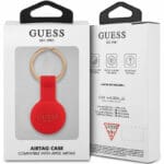 Guess Liquid Silicone Classic Logo Kryt na AirTag Red