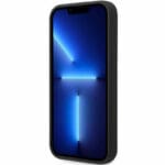 Guess Liquid Silicone Metal Logo Black Kryt iPhone 14 Pro