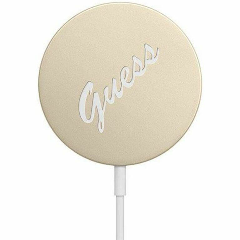 Guess Magnetic Wireless Charger 15W Vintage Gold