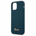 Guess Metal Script Blue Kryt iPhone 12 Pro Max