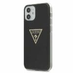 Guess MetalLIC Collection Black Kryt iPhone 12 Mini