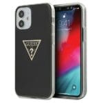 Guess MetalLIC Collection Black Kryt iPhone 12 Mini