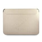 Guess Notebook Sleeve GUCS13PUSASLG 13" Gold Saffiano Script