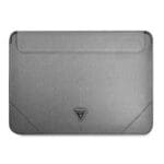 Guess Notebook Sleeve GUCS14PSATLG 13/14" Silver Saffiano Triangle Logo