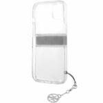 Guess PC/TPU 4G Grey Stripe Transparent Kryt iPhone 13 Mini