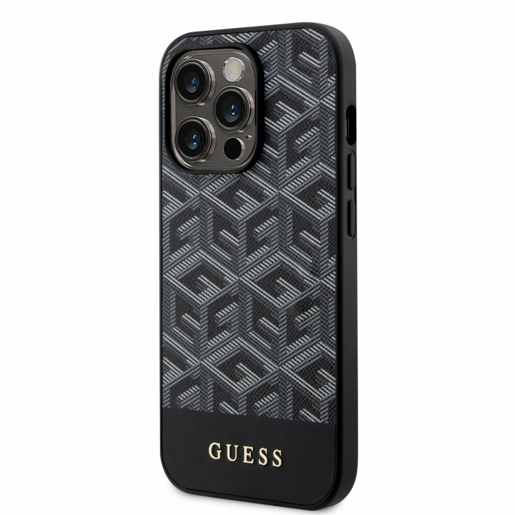 Guess PU G Cube MagSafe Black Kryt iPhone 13 Pro Max