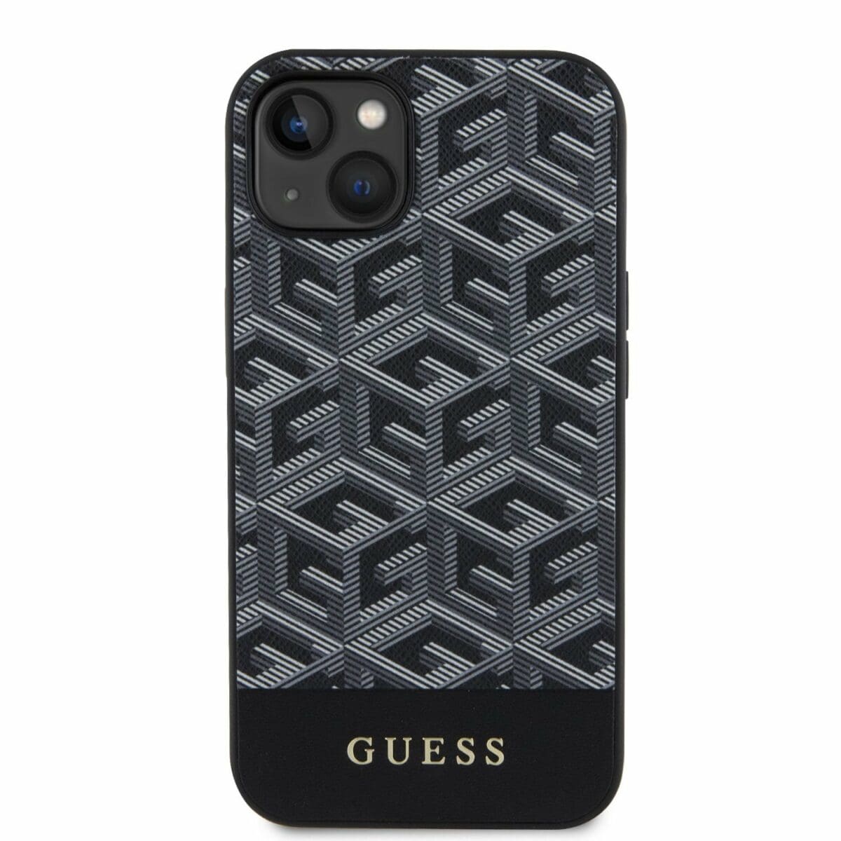 Guess PU G Cube MagSafe Black Kryt iPhone 14