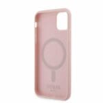 Guess PU G Cube MagSafe Pink Kryt iPhone 11