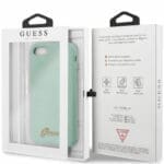 Guess Retro Silicone Green Kryt iPhone 8/7/SE 2020/SE 2022