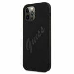 Guess Script Vintage Black Kryt iPhone 12 Pro Max