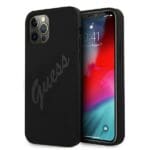 Guess Script Vintage Black Kryt iPhone 12 Pro Max