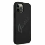 Guess Script Vintage Black Kryt iPhone 12 Pro Max