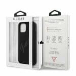 Guess Script Vintage Black Kryt iPhone 12 Pro Max