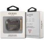 Guess Shiny Marble AirPods 3 TPU Case Black