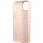 Guess Silicone Line Triangle Pink Kryt iPhone 13 Mini