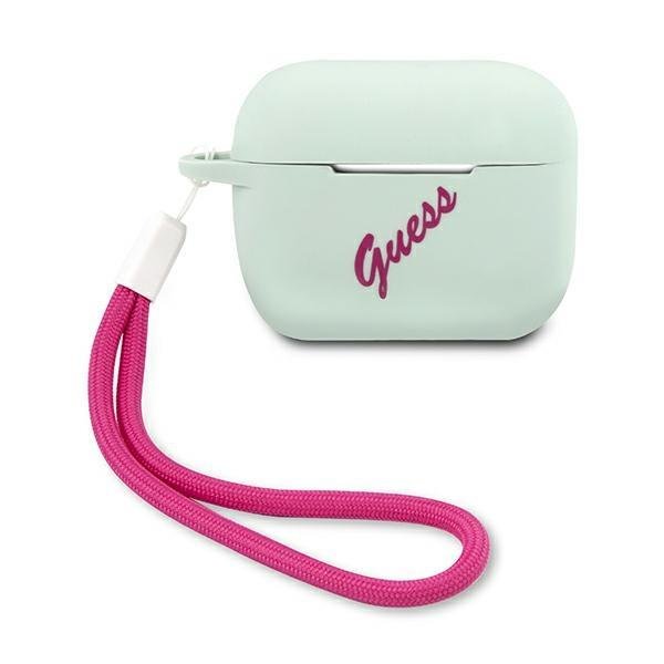 Guess Silicone Vintage Fuchsia/Mint Kryt AirPods Pro