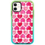 Hearts Pink Kryt iPhone 11