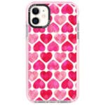 Hearts Pink Kryt iPhone 11