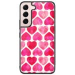 Hearts Pink Kryt Samsung Galaxy S22