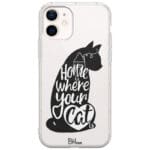 Home Is Where Your Cat Is Kryt iPhone 12 Mini