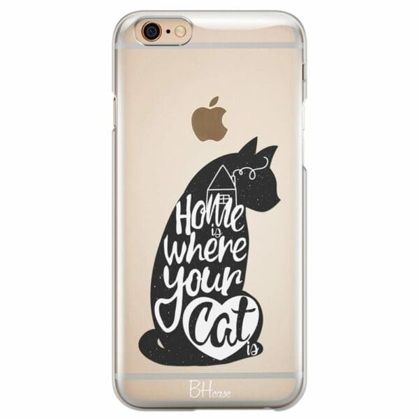 Home Is Where Your Cat Is Kryt iPhone 6/6S