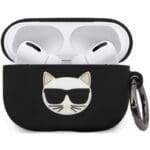 Karl Lagerfeld Choupette Head AirPods Pro Silicone Kryt Black