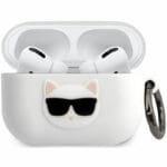 Karl Lagerfeld Choupette Head AirPods Pro Silicone Kryt White