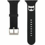 Karl Lagerfeld Choupette Head Náramek Apple Watch 45/44/42/Ultra Black
