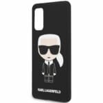 Karl Lagerfeld Iconic Full Body Silicone Black Kryt Samsung S20
