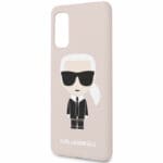 Karl Lagerfeld Iconic Full Body Silicone Pink Kryt Samsung S20