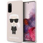 Karl Lagerfeld Iconic Full Body Silicone Pink Kryt Samsung S20