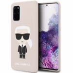 Karl Lagerfeld Iconic Full Body Silicone Pink Kryt Samsung S20 Plus