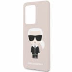 Karl Lagerfeld Iconic Full Body Silicone Pink Kryt Samsung S20 Ultra