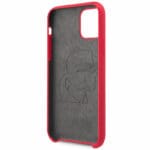 Karl Lagerfeld Iconic Full Body Silicone Red Kryt iPhone 11
