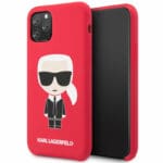 Karl Lagerfeld Iconic Full Body Silicone Red Kryt iPhone 11 Pro