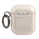 Karl Lagerfeld KLA2UCHGD Gold Glitter Choupette Kryt AirPods 1/2