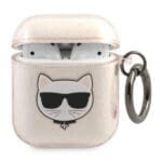 Karl Lagerfeld KLA2UCHGD Gold Glitter Choupette Kryt AirPods 1/2