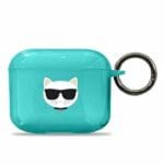 Karl Lagerfeld KLA3UCHFL Blue Choupette Kryt AirPods 3