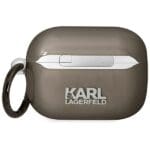 Karl Lagerfeld KLAPHNIKTCK Black Karl`s Head Kryt AirPods Pro
