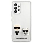 Karl Lagerfeld KLHCA53CKTR Hardcase Transparent Karl & Choupette Kryt Samsung Galaxy A13 5G