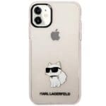 Karl Lagerfeld KLHCN61HNCHTCP Pink Ikonik Choupette Kryt iPhone 11