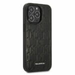 Karl Lagerfeld KLHCP13LMNMP1K Black Monogram Plaque Kryt iPhone 13 Pro